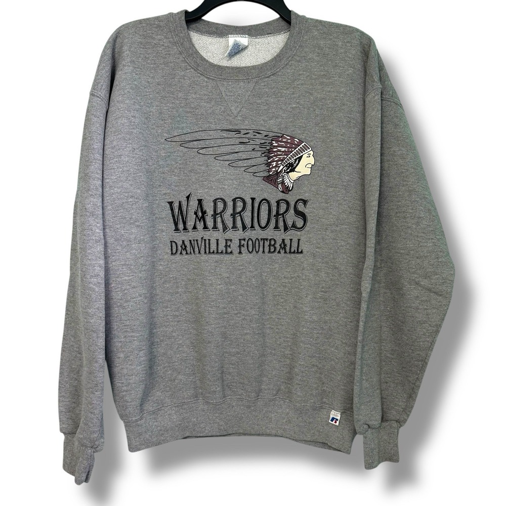 Vintage‎ Indians Russell Athletics Indian Crewneck Sweatshirt Large Native Sport